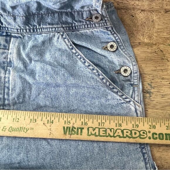 ASO‎ Buffy Summers Vintage 90’s Guess Jeans Carpenter Blue Jumper Bib Overalls S - Picture 7 of 13